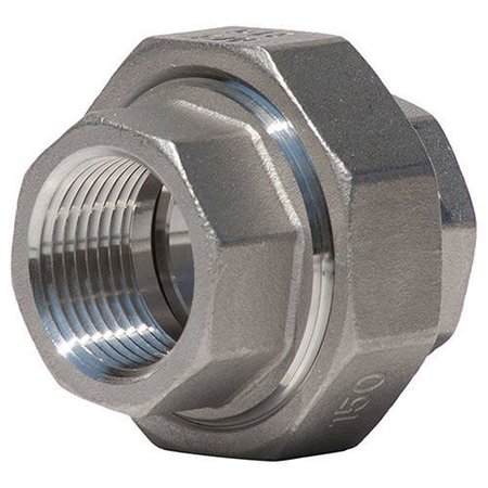 KINGDOM 3/4 304 Stainless Steel Union, FNPT K487-12